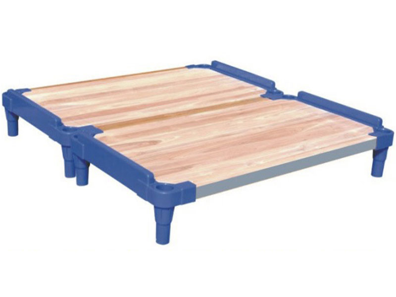 1801儿童木板组合公塑料午休通铺床