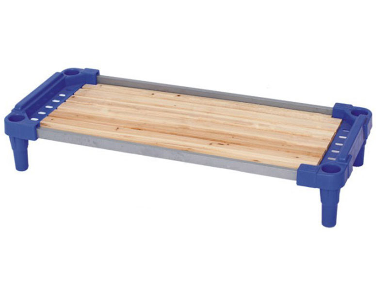 1802木板组合工程塑料早教学校儿童午休通铺床