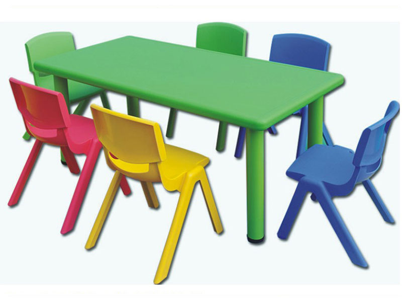 0802幼儿园儿童塑料桌椅