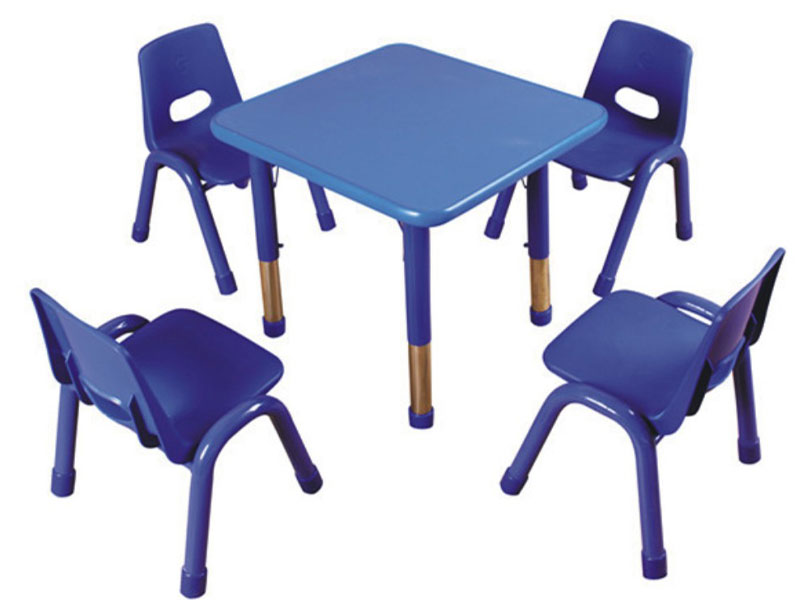 0904儿童四人学习正方桌